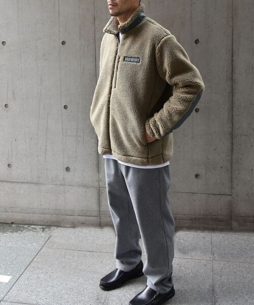 Columbia（コロンビア）の「【SHIPS any別注】Columbia: 防風性 通気性 蒸れ軽減 ボア フリース ジャケット◇（ブルゾン・メンズ・ベージュ/オリーブ・SMALL/MEDIUM/LARGE/X-LARGE）」の10枚目の写真