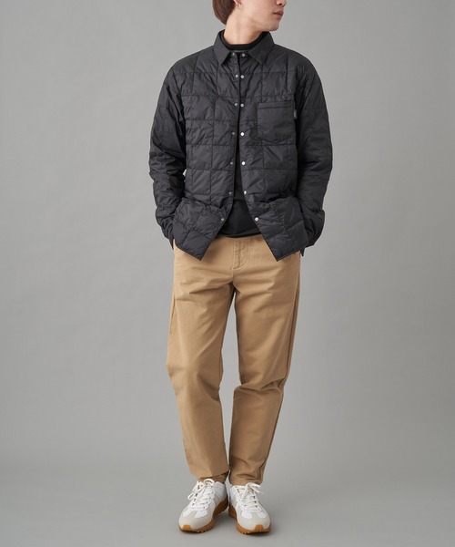 TAION(タイオン)の「TAION BASIC DOWN SHIRTS (TAION-109BSH)(ダウンジャケット/コート・メンズ・ブラック・SMALL/MEDIUM/LARGE/X-LARGE)」の3枚目の写真