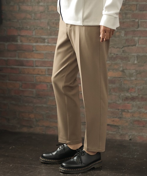 UNION STATION（ユニオンステーション）の「【セットアップ対応】ポリエステルツイルノータックスラックス（スラックス・メンズ・アイボリー/ベージュ系その他/ネイビー・S/M/L）」の6枚目の写真