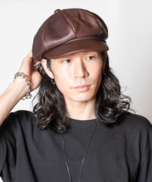 CA4LA（カシラ）の「ALL LEATHER CORDELL 5（キャスケット）」 - WEAR