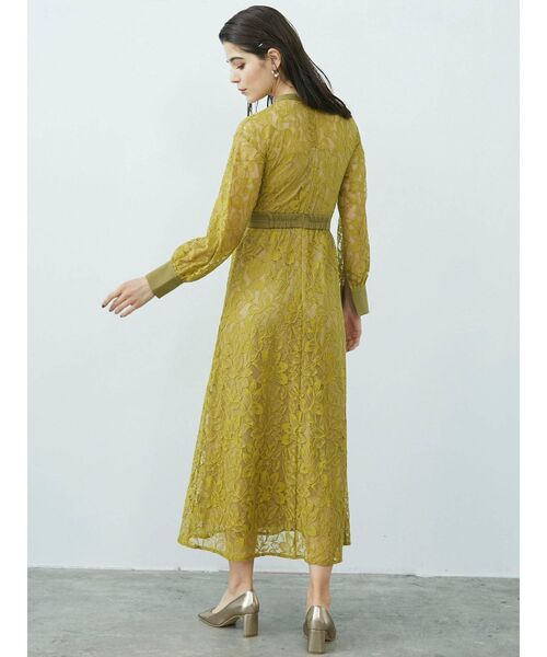 LAGUNAMOON LADYチョーカーネックレースワンピース（ブラック
