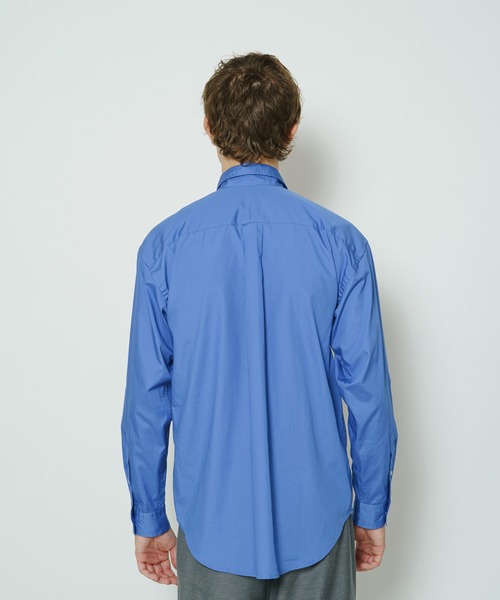 CIAOPANIC（チャオパニック）の「シリコン加工ロングスリーブシャツ（シャツ/ブラウス・メンズ・ホワイト/ブルー・MEDIUM/LARGE）」の6枚目の写真