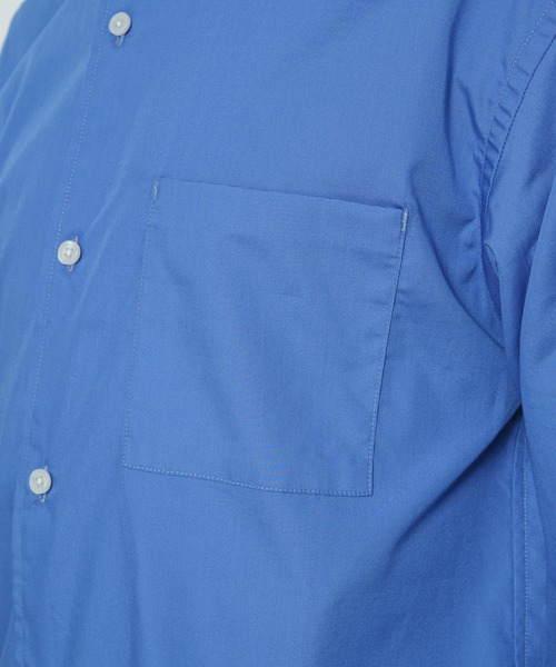 CIAOPANIC（チャオパニック）の「シリコン加工ロングスリーブシャツ（シャツ/ブラウス・メンズ・ホワイト/ブルー・MEDIUM/LARGE）」の8枚目の写真