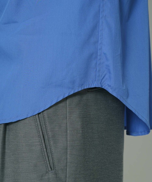 CIAOPANIC（チャオパニック）の「シリコン加工ロングスリーブシャツ（シャツ/ブラウス・メンズ・ホワイト/ブルー・MEDIUM/LARGE）」の10枚目の写真