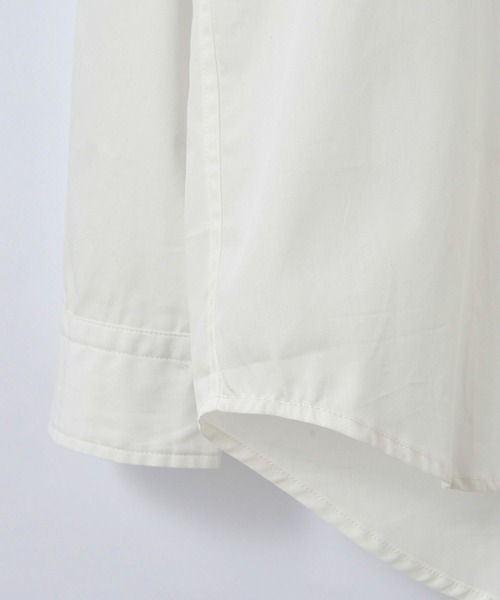 CIAOPANIC（チャオパニック）の「シリコン加工ロングスリーブシャツ（シャツ/ブラウス・メンズ・ホワイト/ブルー・MEDIUM/LARGE）」の21枚目の写真