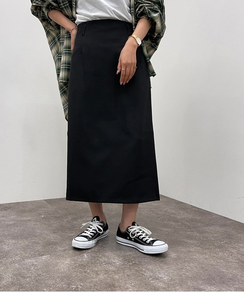 apres jour mignon（アプレジュールミニョン）の「アソートナロースカート【ZOZOTOWN限定アイテム】（スカート・レディース・グリーン系その他/ブラック/ブラウン系その他/ダークグリーン・フリー/X-LARGE）」の5枚目の写真