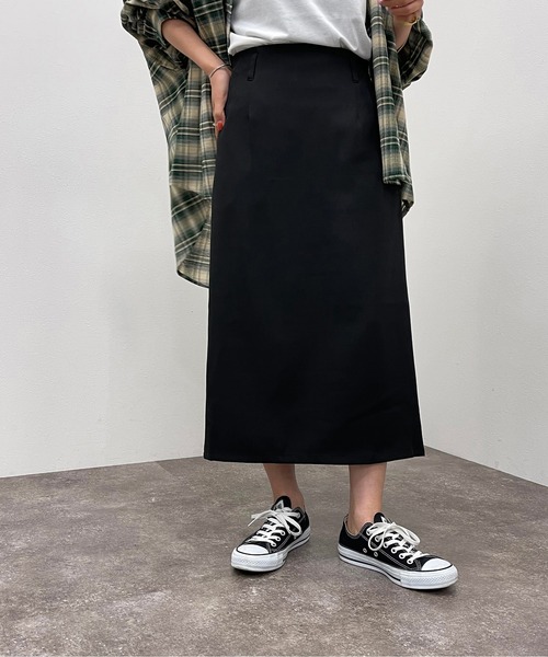 apres jour mignon（アプレジュールミニョン）の「アソートナロースカート【ZOZOTOWN限定アイテム】（スカート・レディース・グリーン系その他/ブラック/ブラウン系その他/ダークグリーン・フリー/X-LARGE）」の6枚目の写真