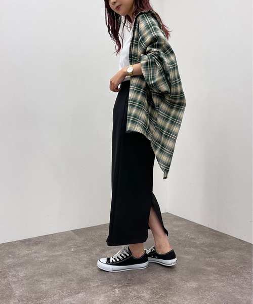 apres jour mignon（アプレジュールミニョン）の「アソートナロースカート【ZOZOTOWN限定アイテム】（スカート・レディース・グリーン系その他/ブラック/ブラウン系その他/ダークグリーン・フリー/X-LARGE）」の11枚目の写真