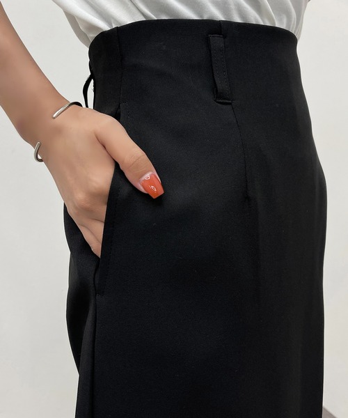 apres jour mignon（アプレジュールミニョン）の「アソートナロースカート【ZOZOTOWN限定アイテム】（スカート・レディース・グリーン系その他/ブラック/ブラウン系その他/ダークグリーン・フリー/X-LARGE）」の12枚目の写真