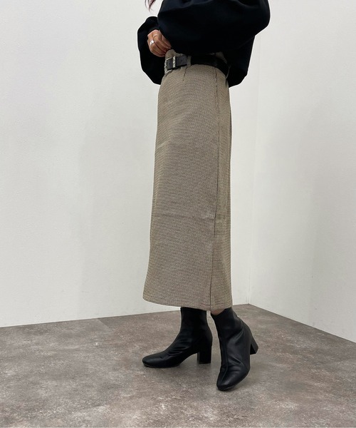 apres jour mignon（アプレジュールミニョン）の「アソートナロースカート【ZOZOTOWN限定アイテム】（スカート・レディース・グリーン系その他/ブラック/ブラウン系その他/ダークグリーン・フリー/X-LARGE）」の17枚目の写真