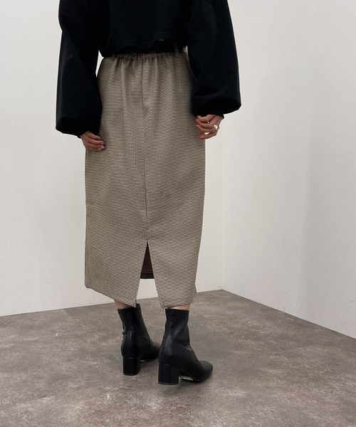 apres jour mignon（アプレジュールミニョン）の「アソートナロースカート【ZOZOTOWN限定アイテム】（スカート・レディース・グリーン系その他/ブラック/ブラウン系その他/ダークグリーン・フリー/X-LARGE）」の18枚目の写真