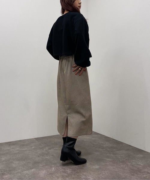 apres jour mignon（アプレジュールミニョン）の「アソートナロースカート【ZOZOTOWN限定アイテム】（スカート・レディース・グリーン系その他/ブラック/ブラウン系その他/ダークグリーン・フリー/X-LARGE）」の21枚目の写真