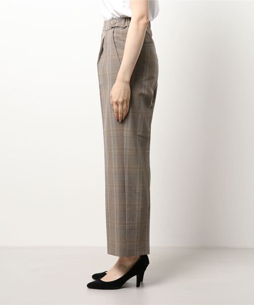 Te chichi(テチチ)の「グレンチェックストレートパンツ(その他パンツ・レディース・ブラウン/グレー・SMALL/MEDIUM)」の3枚目の写真