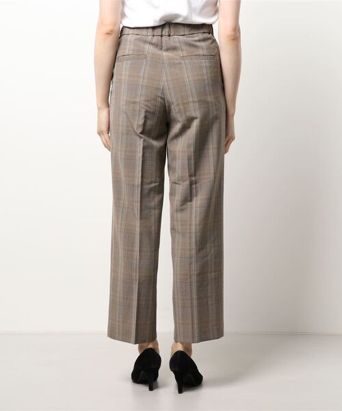 Te chichi(テチチ)の「グレンチェックストレートパンツ(その他パンツ・レディース・ブラウン/グレー・SMALL/MEDIUM)」の4枚目の写真