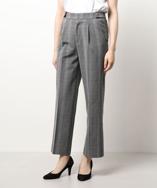 Te chichi(テチチ)の「グレンチェックストレートパンツ(その他パンツ・レディース・ブラウン/グレー・SMALL/MEDIUM)」の6枚目の写真