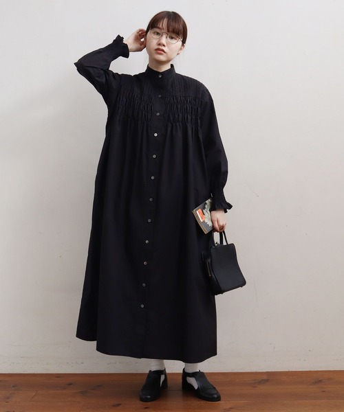 fig London（フィグロンドン）の「shirring OP【WEB限定カラー