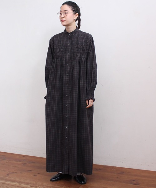 fig London(フィグロンドン)の「shirring OP【WEB限定カラー:ピンク】(ワンピース・レディース・レッド/ピンク/アイボリー/チェック/ブラック・FREE)」の19枚目の写真