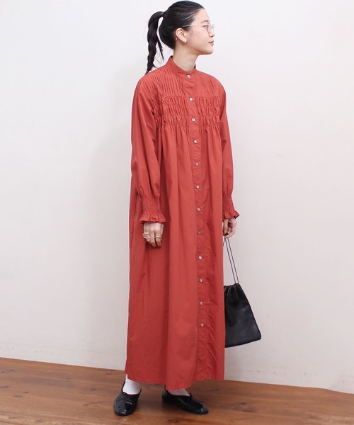fig London（フィグロンドン）の「shirring OP【WEB限定カラー
