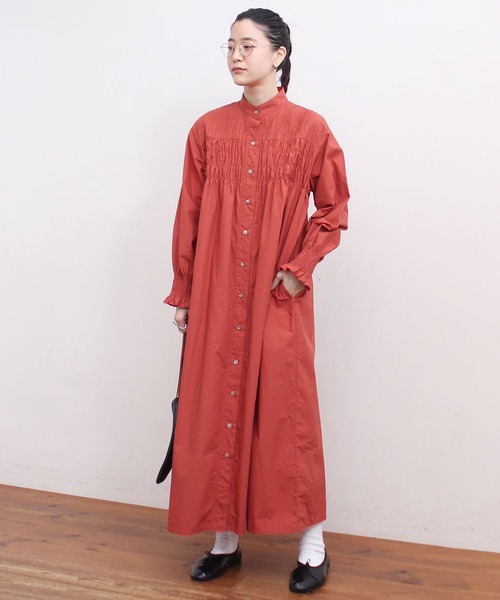 fig London（フィグロンドン）の「shirring OP【WEB限定カラー