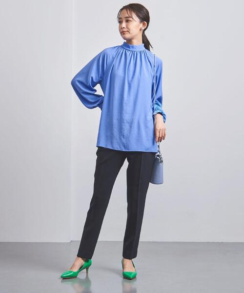BEAUTY&amp;YOUTH UNITED ARROWS - 送料込新品【アローズ購入】ne Quittez pasハイネックギャザーブラウス BEAUTY&YOUTH UNITED ARROWS｜<ne Quittez pas>ギャザーネック