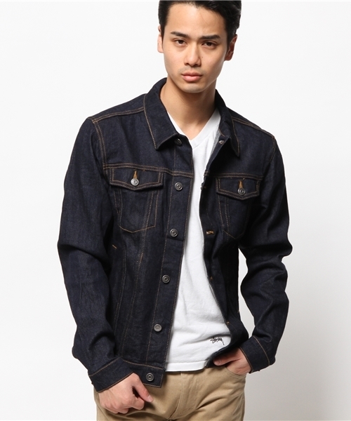 WEGO(ウィゴー)の「WEGO/ライクラストレッチデニムジャケット(デニムジャケット・メンズ・ライトインディゴブルー/ダークインディゴブルー/インディゴブルー・LARGE/MEDIUM/SMALL)」の15枚目の写真