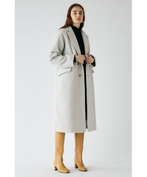 moussy チェスターコートSINGLE CHESTER ロングコート　ウール MOUSSY（マウジー）の「SINGLE CHESTER コート（チェスター