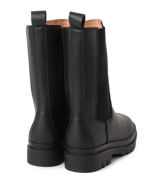 OPAQUE.CLIP（オペークドットクリップ）の「◆トラックソールミドルサイドゴアブーツ（ブーツ・レディース・ブラック・02/01/03）」の4枚目の写真