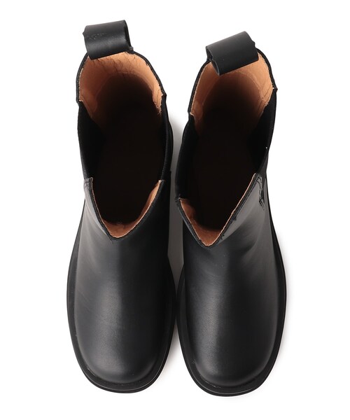 OPAQUE.CLIP（オペークドットクリップ）の「◆トラックソールミドルサイドゴアブーツ（ブーツ・レディース・ブラック・02/01/03）」の6枚目の写真