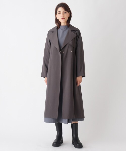 OPAQUE.CLIP（オペークドットクリップ）の「◆トラックソールミドルサイドゴアブーツ（ブーツ・レディース・ブラック・02/01/03）」の2枚目の写真