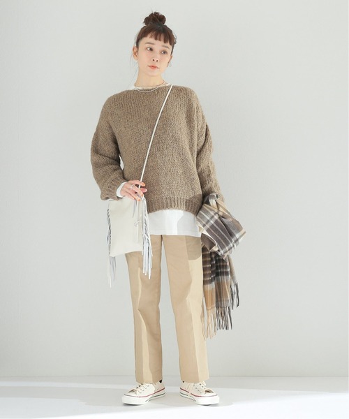 JOURNAL STANDARD relume（ジャーナルスタンダード　レリューム）の「ストレッチテトロンコットンワークパンツ◆（その他パンツ・レディース・ブラウン/ベージュ/グリーン/ネイビー・36/38）」の17枚目の写真