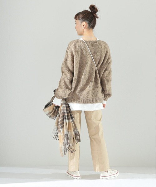 JOURNAL STANDARD relume（ジャーナルスタンダード　レリューム）の「ストレッチテトロンコットンワークパンツ◆（その他パンツ・レディース・ブラウン/ベージュ/グリーン/ネイビー・36/38）」の5枚目の写真