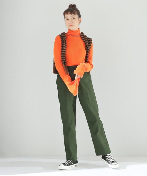 JOURNAL STANDARD relume（ジャーナルスタンダード　レリューム）の「ストレッチテトロンコットンワークパンツ◆（その他パンツ・レディース・ブラウン/ベージュ/グリーン/ネイビー・36/38）」の14枚目の写真