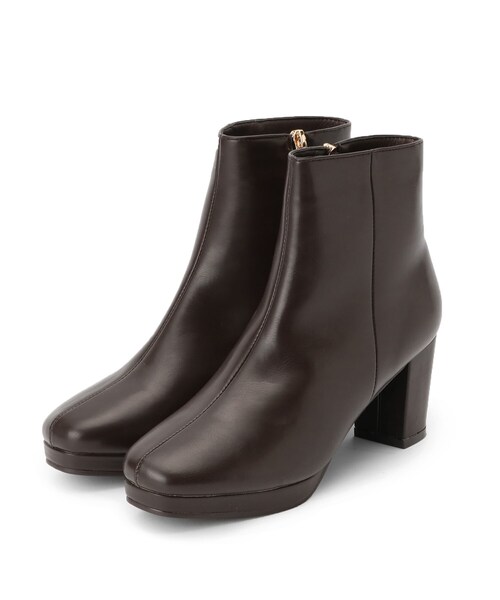 DRESKIP（ドレスキップ）の「◆ストーム付き厚底ブーツ（ブーツ・レディース・ブラック/アイボリー/ブラウン系・35/45/55）」の3枚目の写真