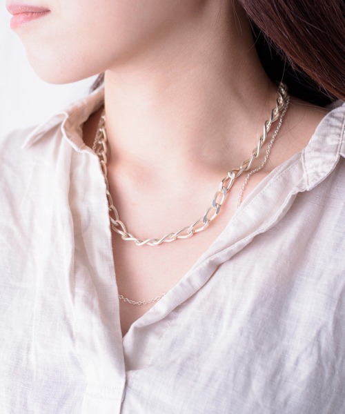 NIM（ニム）の「NIM ニム / Volume Link Chain ボリュームリンクチェーンネックレス（シルバー925） / NIM106SS（ネックレス・メンズ・シルバー・FREE）」の8枚目の写真