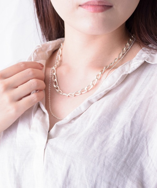 NIM（ニム）の「NIM ニム / Volume Link Chain ボリュームリンクチェーンネックレス（シルバー925） / NIM106SS（ネックレス・メンズ・シルバー・FREE）」の9枚目の写真