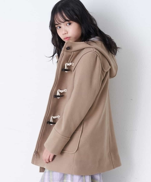 a.v.v フード付きコート 140 ベージュ SALE／69%OFFa.v.v [140-150]2WAYファーポケットA