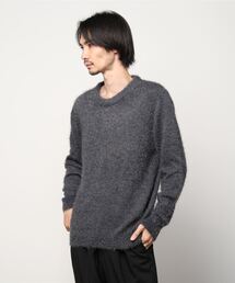 LUSOR | LUSOR（ルーソル）フェザーモール クルーネックニット(ニット/セーター)