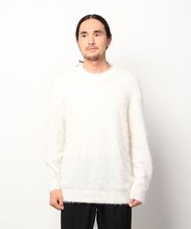 LUSOR | LUSOR（ルーソル）フェザーモール クルーネックニット(ニット/セーター)