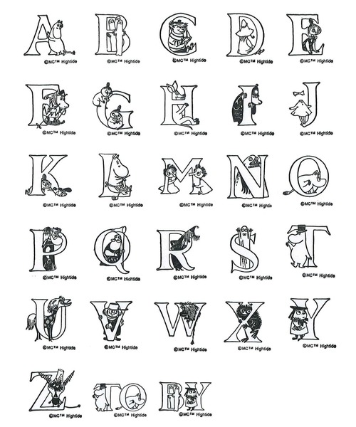 MOOMIN（ムーミン）の「MOOMIN ムーミン ウッドスタンプ ハンコ アルファベット（ステーショナリー・レディース・その他・FREE）」の8枚目の写真