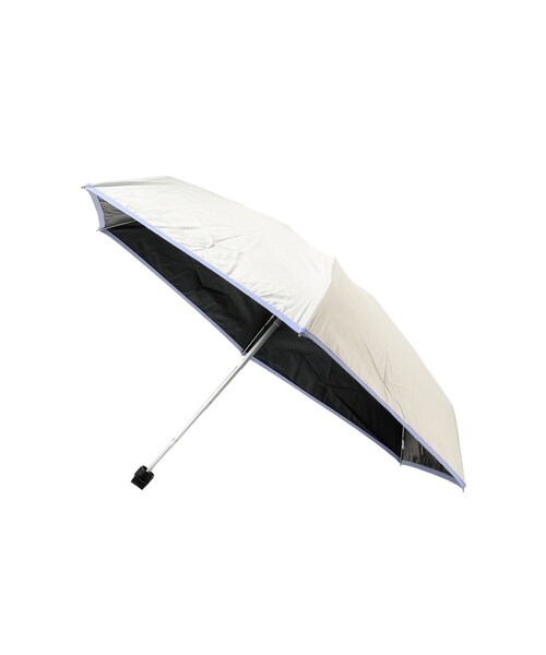 Ray BEAMS（レイビームス）の「Ray BEAMS / パイピング 折り畳み傘（折りたたみ傘・レディース・ホワイト/ブラック・ONE SIZE）」の7枚目の写真