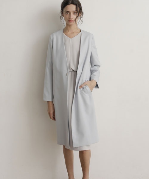 ブランド古着 ノーカラーコート ノーカラーコート Tonal トーナル のファッション通販 Zozoused
