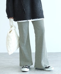 reca | ストライプジャガードセミフレアパンツ(その他パンツ)