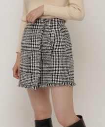 REDYAZEL | ツイードラップミニスカート(スカート)