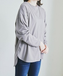 Fizz | 【Fizz/フィズ】 ラウンドヘムチュニック丈ロンTee(Tシャツ/カットソー)