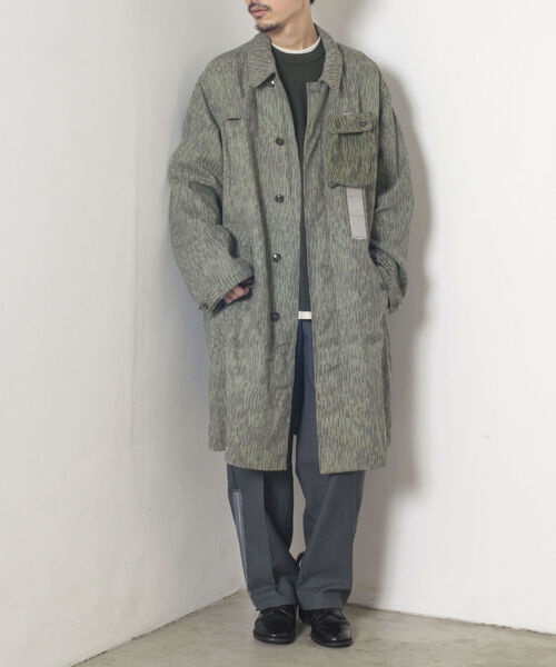 GLOSTER（グロスター）の「【BLAW×GLOSTER】リメイク ミリタリーカモフィールドコート（その他アウター・メンズ・グリーン系その他・MEDIUM）」の3枚目の写真