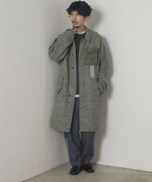 GLOSTER（グロスター）の「【BLAW×GLOSTER】リメイク ミリタリーカモフィールドコート（その他アウター・メンズ・グリーン系その他・MEDIUM）」の6枚目の写真