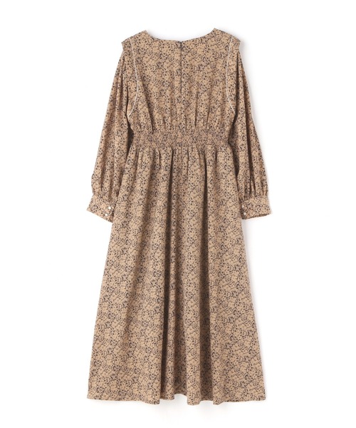 FREE'S MART（フリーズマート）の「花柄パイピングワンピース（ワンピース・レディース・ホワイト系その他/ベージュ系その他・FREE）」の5枚目の写真