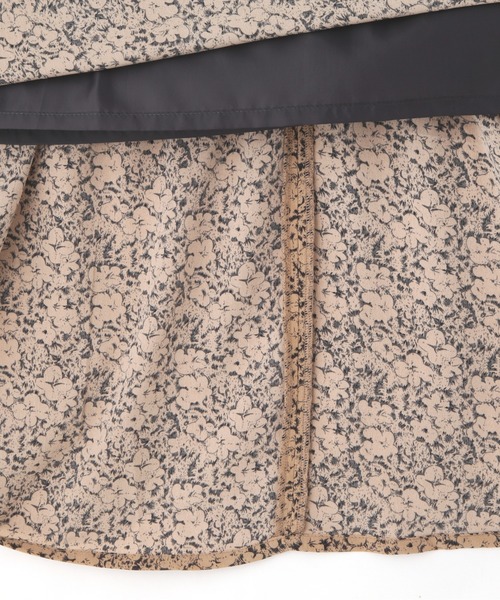 FREE'S MART（フリーズマート）の「花柄パイピングワンピース（ワンピース・レディース・ホワイト系その他/ベージュ系その他・FREE）」の12枚目の写真