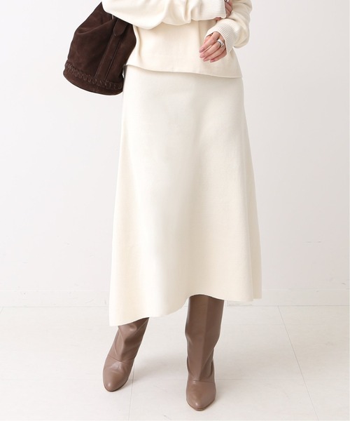 Spick & Span（スピックアンドスパン）の「フレアスカート（スカート・レディース・ブラック/アイボリー・FREE）」の2枚目の写真
