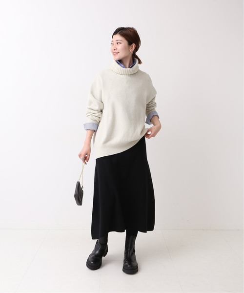 Spick & Span（スピックアンドスパン）の「フレアスカート（スカート・レディース・ブラック/アイボリー・FREE）」の10枚目の写真